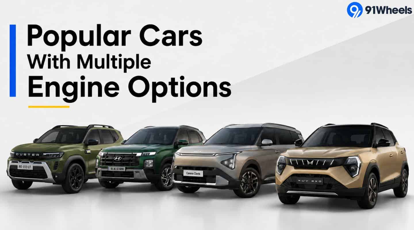 Popular Cars With Multiple Engine Options  - From VenueTo Sierra 